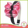 Cheap lace hair band with bow hair bands for girls